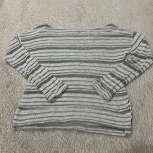 Beyond yoga white gray open knit top size small - Picture 7 of 7